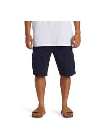 Quiksilver - Szorty spacerowe dla Mężczyzn CRUCIAL BATTLE CARGO Czarny. Kolor: niebieski. Materiał: bawełna. Długość: krótkie. Wzór: ze splotem. Sezon: lato