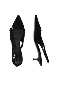 Gino Rossi - GINO ROSSI Czółenka EO-V2182-21 Czarny. Kolor: czarny. Materiał: zamsz, skóra #8