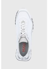 Hugo Buty kolor biały. Nosek buta: okrągły. Zapięcie: sznurówki. Kolor: biały. Materiał: guma #4