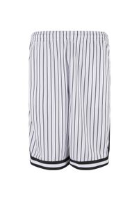 Szorty z dzianiny w paski Urban Classics. Kolor: czarny, wielokolorowy, biały. Materiał: dzianina. Długość: krótkie. Wzór: paski. Sezon: lato #1