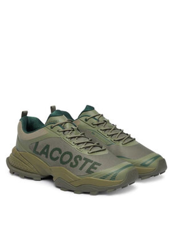 Lacoste Sneakersy L-Guard Breaker 7-50SMA0128 Khaki. Kolor: brązowy. Materiał: materiał