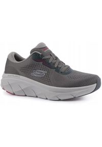 skechers - Buty sportowe męskie do biegania Skechers D'Lux Walker 2.0. Kolor: szary