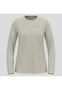 Koszulka z długim rękawem damska Odlo ZEROWEIGHT CHILL-TEC T-shirt crew neck. Kolor: biały. Długość rękawa: długi rękaw. Długość: długie. Sport: bieganie