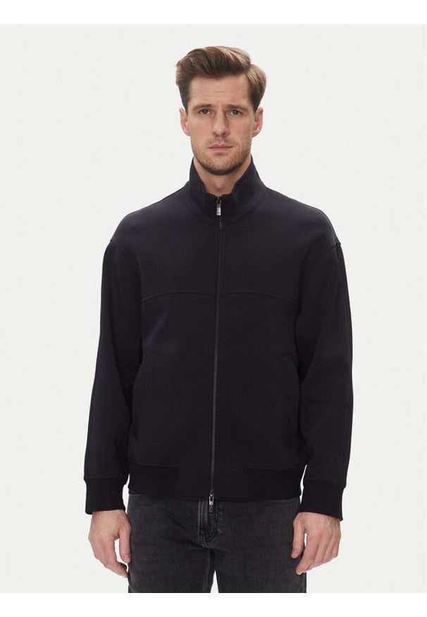 Armani Exchange Bluza XM000351 AF10818 UB101 Granatowy Regular Fit. Kolor: niebieski. Materiał: bawełna