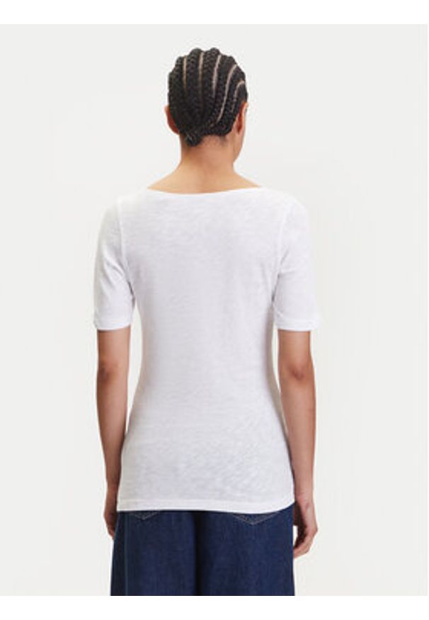 Marc O'Polo T-Shirt 504 2261 51231 Biały Regular Fit. Typ kołnierza: polo. Kolor: biały. Materiał: bawełna