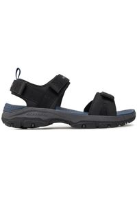skechers - Sandały męskie SKECHERS Tresmen Ryer. Kolor: czarny. Sport: turystyka piesza