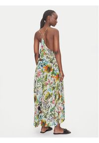 LOLA CASADEMUNT Sukienka letnia LS2516037 Zielony Relaxed Fit. Kolor: zielony. Materiał: wiskoza. Sezon: lato #5