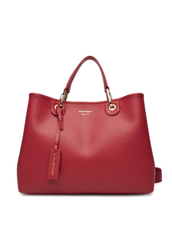 Emporio Armani Torebka EW000360 AF12036 M5068 Beżowy. Kolor: beżowy. Materiał: skórzane