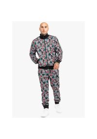 TAPOUT - Dres o wąskim kroju Tapout Jollan. Kolor: czarny, wielokolorowy. Materiał: dresówka. Wzór: nadruk #1