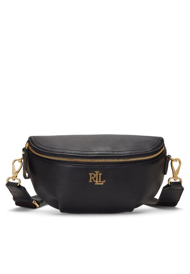Lauren Ralph Lauren Saszetka nerka 431934832003 Czarny. Kolor: czarny. Materiał: skóra