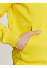 TOMMY HILFIGER - Tommy Hilfiger Bluza Flag Logo MW0MW34266 Żółty Regular Fit. Kolor: żółty. Materiał: bawełna #3