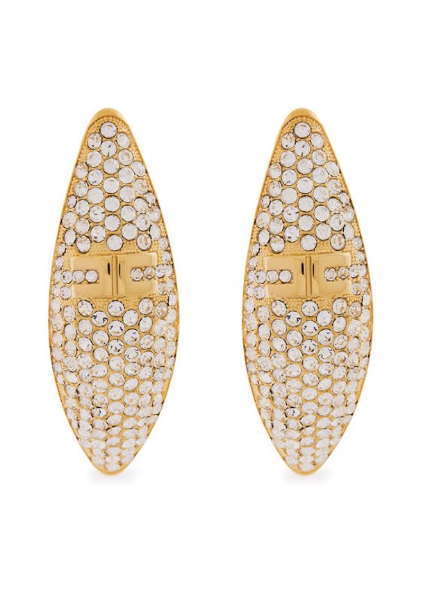 Elisabetta Franchi Kolczyki OR-57A-52E2-V290 Złoty. Materiał: metalowe. Kolor: złoty