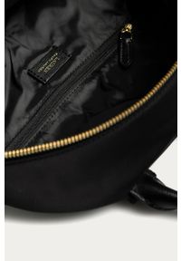 Lauren Ralph Lauren - Plecak. Kolor: czarny. Materiał: nylon, materiał, skóra. Wzór: gładki #2