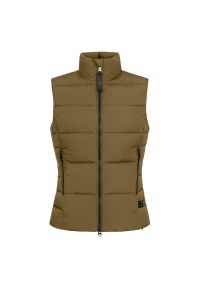 Damska kurtka jeździecka bez rękawów ELT Oxford. Kolor: zielony. Długość rękawa: bez rękawów. Sport: jeździectwo #1