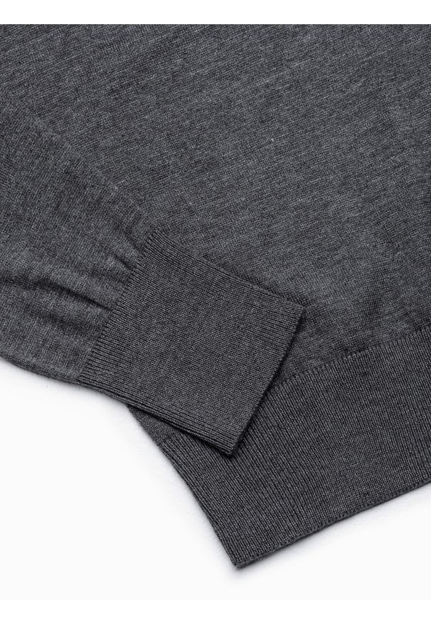 Ombre Clothing - Sweter męski z kapturem - szary melanż V1 E187 - XXL. Typ kołnierza: kaptur. Kolor: szary. Materiał: bawełna, nylon. Wzór: melanż