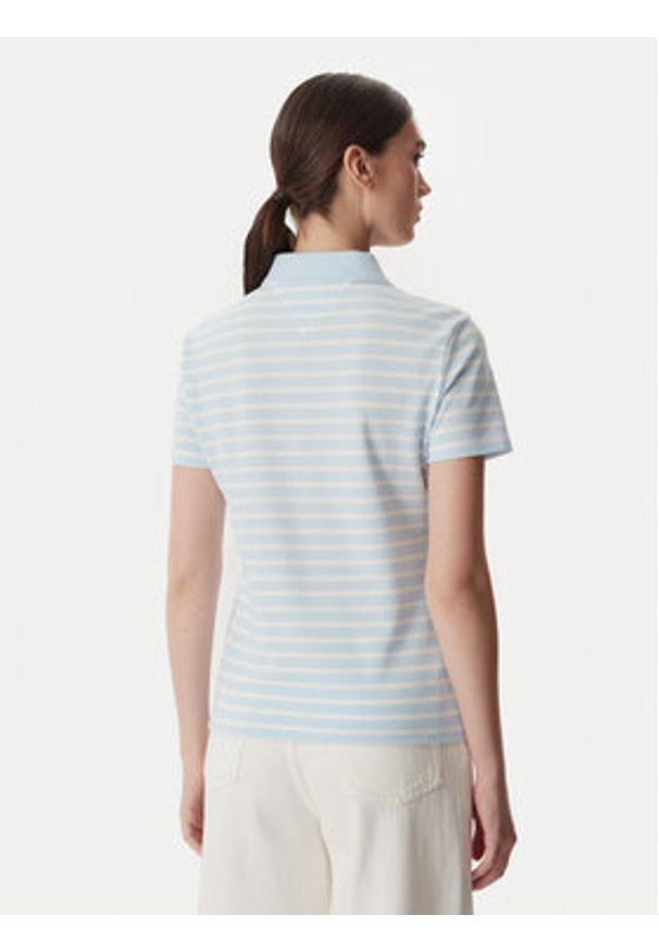 Tommy Jeans Polo Essential DW0DW22820 Niebieski jasny Regular Fit. Typ kołnierza: polo. Kolor: niebieski. Materiał: bawełna
