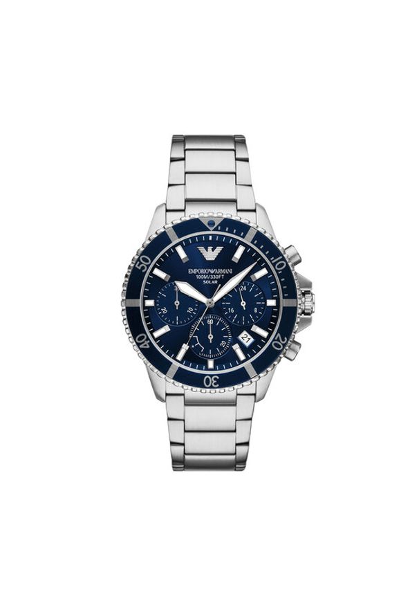 Emporio Armani Zegarek World Explorer AR11681 Srebrny. Kolor: srebrny