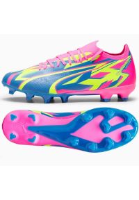 Buty Puma Ultra Match Energy Luminous FG/MG M 107543 01 niebieskie. Kolor: niebieski. Materiał: materiał. Szerokość cholewki: normalna. Sport: piłka nożna #1