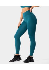 Legginsy dla kobiet na siłownię Carpatree Mystic. Kolor: zielony. Sport: fitness