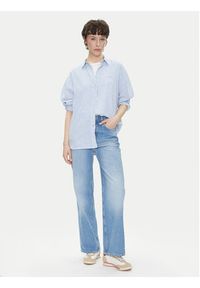 Pepe Jeans Koszula Dream PL305033 Niebieski Loose Fit. Kolor: niebieski. Materiał: len, bawełna #9
