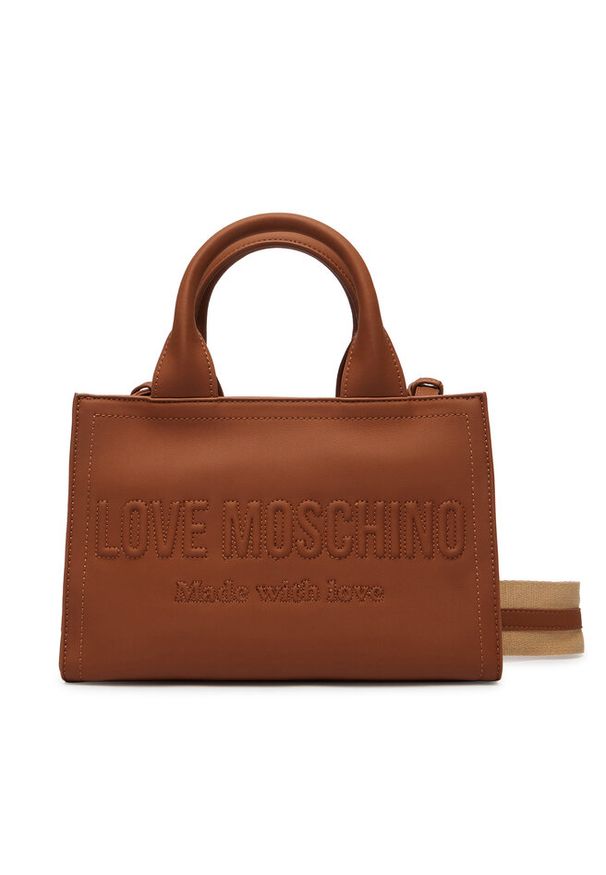 Love Moschino - Torebka LOVE MOSCHINO. Kolor: brązowy