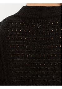 Guess Sweter W3BR37 Z2X40 Czarny Regular Fit. Kolor: czarny. Materiał: syntetyk #3