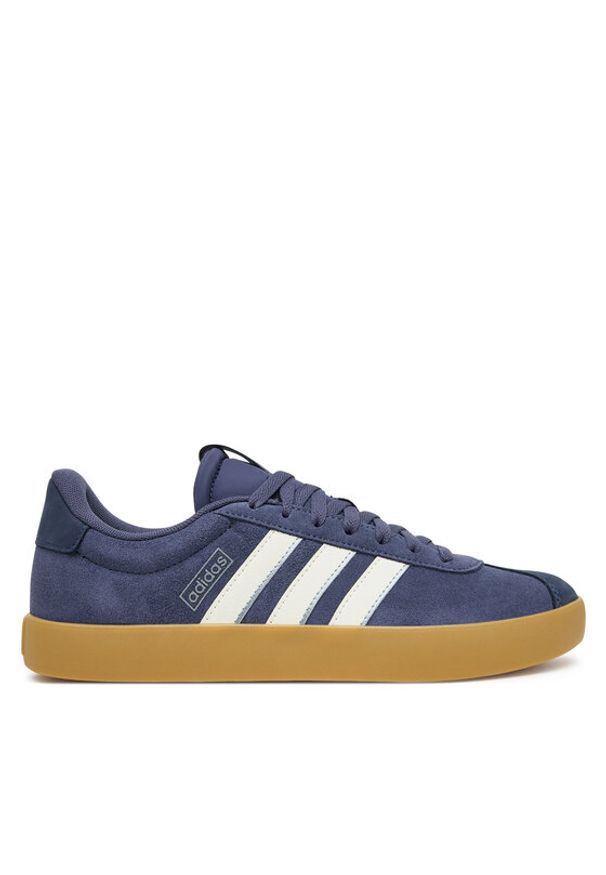 Adidas - adidas Sneakersy VL Court 3.0 JP5289 Granatowy. Kolor: niebieski. Materiał: zamsz, skóra
