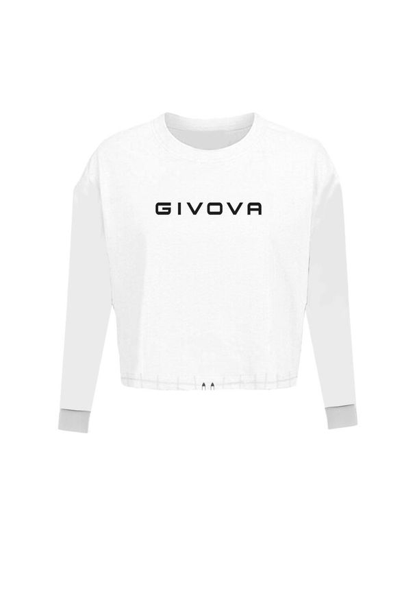 Damska koszulka z długim rękawem Givova. Kolor: wielokolorowy, biały, czarny. Długość rękawa: długi rękaw. Długość: długie