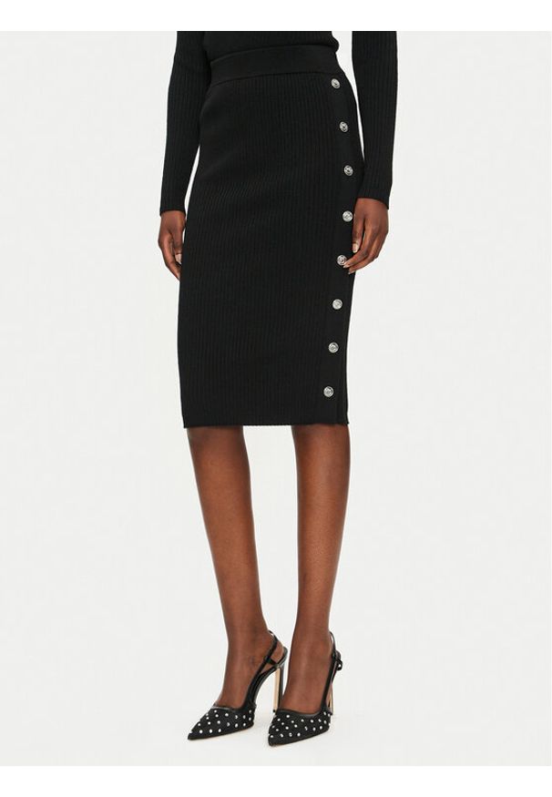 Pinko - PINKO Spódnica ołówkowa Costina 104021 A15S Czarny Slim Fit. Kolor: czarny. Materiał: syntetyk