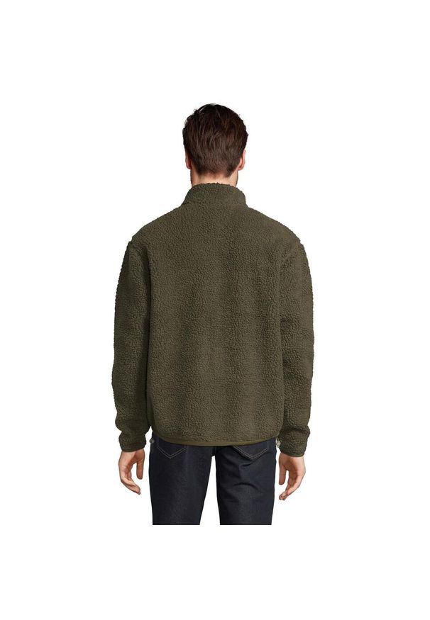 SOL'S - Kurtka Unisex Dla Dorosłych Fury Sherpa. Kolor: zielony, wielokolorowy, szary