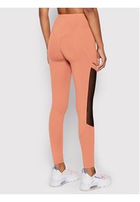 NEBBIA Legginsy Mesh 573 Różowy Slim Fit. Kolor: różowy. Materiał: syntetyk