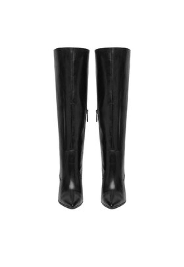 Gino Rossi - GINO ROSSI Kozaki EO-GLC511-17-3614 Czarny. Kolor: czarny. Materiał: skóra