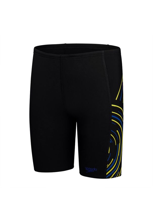Spodenki kąpielowe chłopięce Speedo Plastisol Placement. Kolor: niebieski, wielokolorowy, czarny