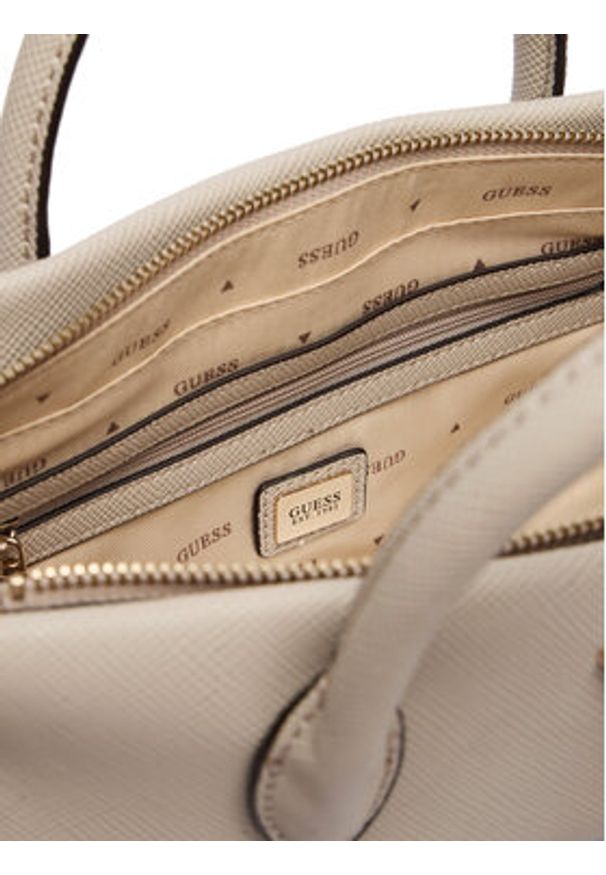Guess Torebka Noelle II HWZG96 72040 Beżowy. Kolor: beżowy. Materiał: skórzane