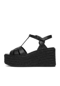 Badura Espadryle EO-AMARI-LT0228-26-805 Czarny. Kolor: czarny. Materiał: skóra #8
