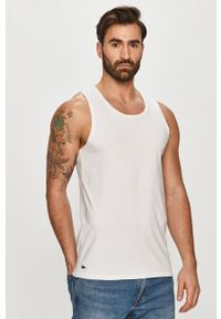 Lacoste - T-shirt (2-pack). Okazja: na co dzień. Kolor: biały. Materiał: dzianina. Styl: casual