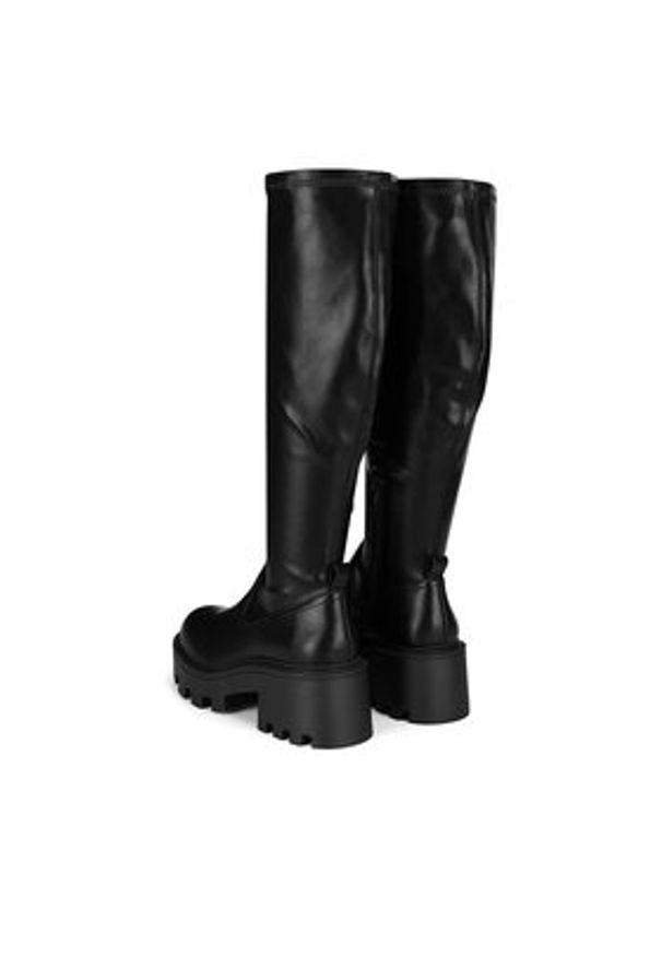 DeeZee Kozaki WYL3949-2 Czarny. Kolor: czarny. Materiał: materiał