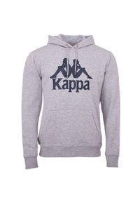 Bluza sportowa męska Kappa Taino. Kolor: szary. Materiał: bawełna, poliester. Styl: sportowy