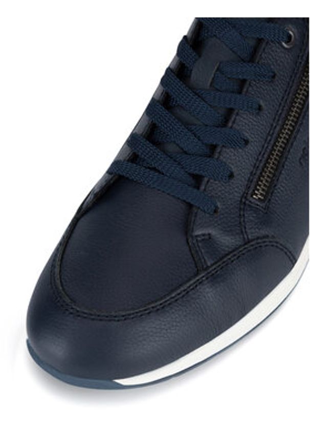 Rieker Półbuty 11903-14 Granatowy. Kolor: niebieski. Materiał: skóra