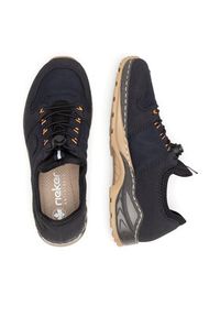 Rieker Sneakersy M0564-14 Granatowy. Kolor: niebieski. Materiał: materiał