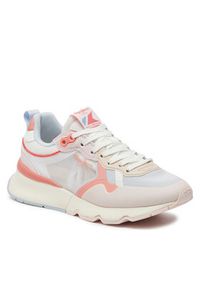 Pepe Jeans Sneakersy Brit Pro Bright W PLS31457 Kolorowy. Materiał: materiał. Wzór: kolorowy