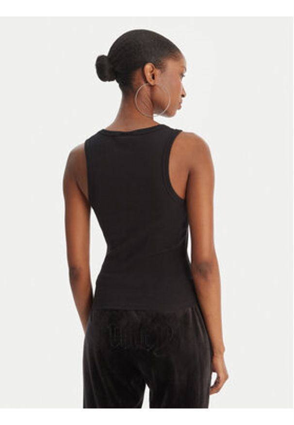 Juicy Couture Top Thin Strap JCWLV126308 Czarny Slim Fit. Kolor: czarny. Materiał: bawełna