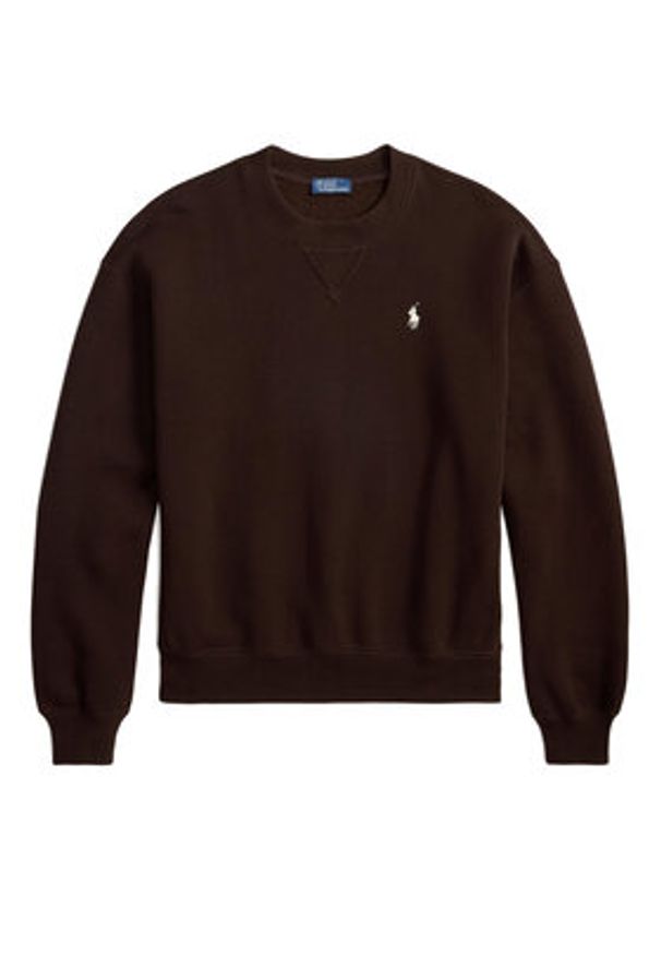 Polo Ralph Lauren Bluza 211971697008 Brązowy Relaxed Fit. Typ kołnierza: polo. Kolor: brązowy. Materiał: bawełna
