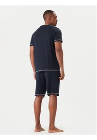 Guess Piżama U6GX03 KCAM1 Granatowy Regular Fit. Kolor: niebieski. Materiał: bawełna #3