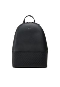 Calvin Klein Plecak Ck Mixmedia Backpack_Mono K60K613184 Czarny. Kolor: czarny. Materiał: skóra