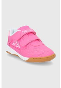 Kappa buty dziecięce Kickoff kolor różowy. Nosek buta: okrągły. Zapięcie: rzepy. Kolor: różowy. Materiał: guma. Wzór: nadruk #2