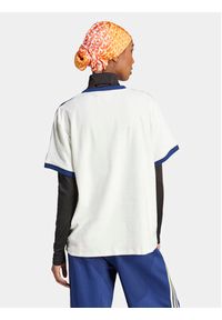 Adidas - adidas T-Shirt 3-Stripes IT9842 Biały Loose Fit. Kolor: biały. Materiał: bawełna #7