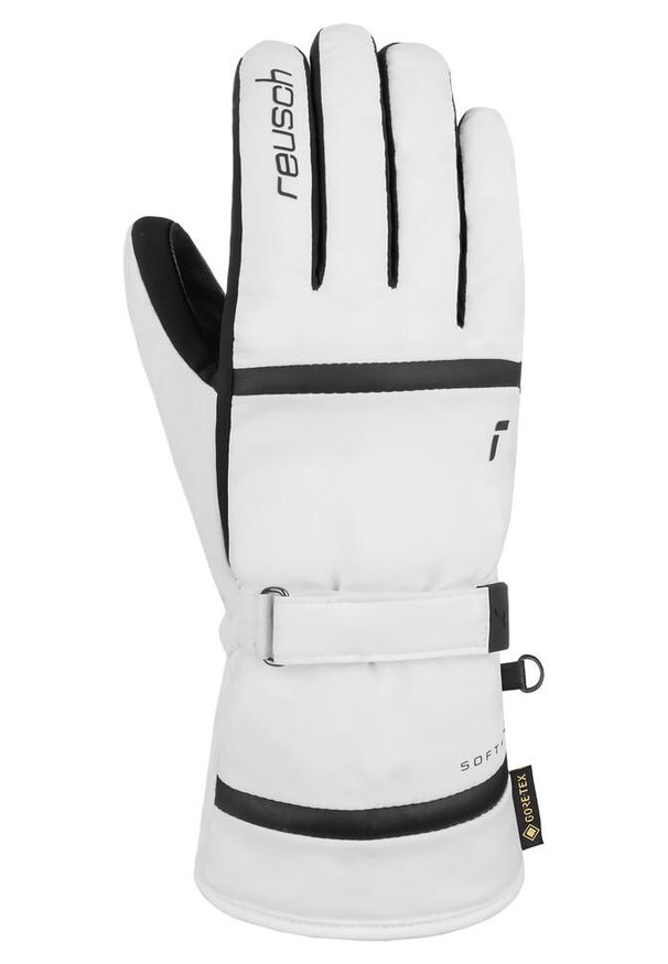 Reusch - Rękawice damskie REUSCH Alison GORE-TEX. Kolor: czarny, biały, wielokolorowy. Technologia: Gore-Tex. Sezon: zima. Sport: narciarstwo