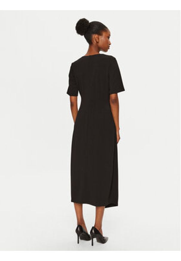 DKNY Sukienka koktajlowa DD4H1B66 Czarny Slim Fit. Kolor: czarny. Materiał: syntetyk. Styl: wizytowy