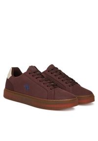 Calvin Klein Sneakersy Classic Cupsole Laceup YM0YM01432 Fioletowy. Kolor: fioletowy. Materiał: nubuk, skóra #5